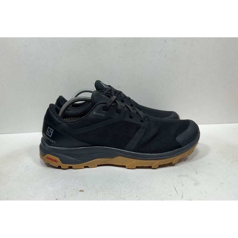 Salomon Outbound GTX Men's Size 10 Black Hiking Shoes Trail Sneakers